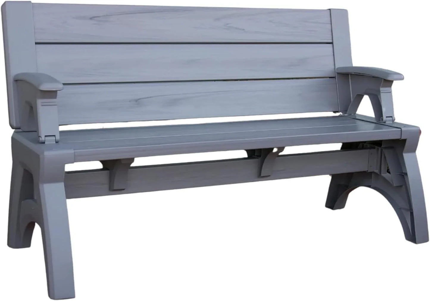 2-in-1 Outdoor Bench That Converts Into a Table