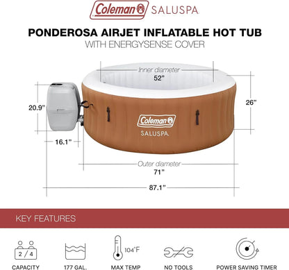 Luxury Inflatable Round Outdoor Spa